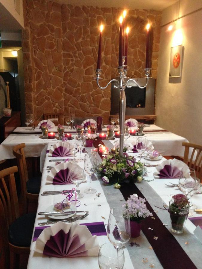Marktplatzhotel - Restaurant Tafelspitz Weinheim Exteriér fotografie